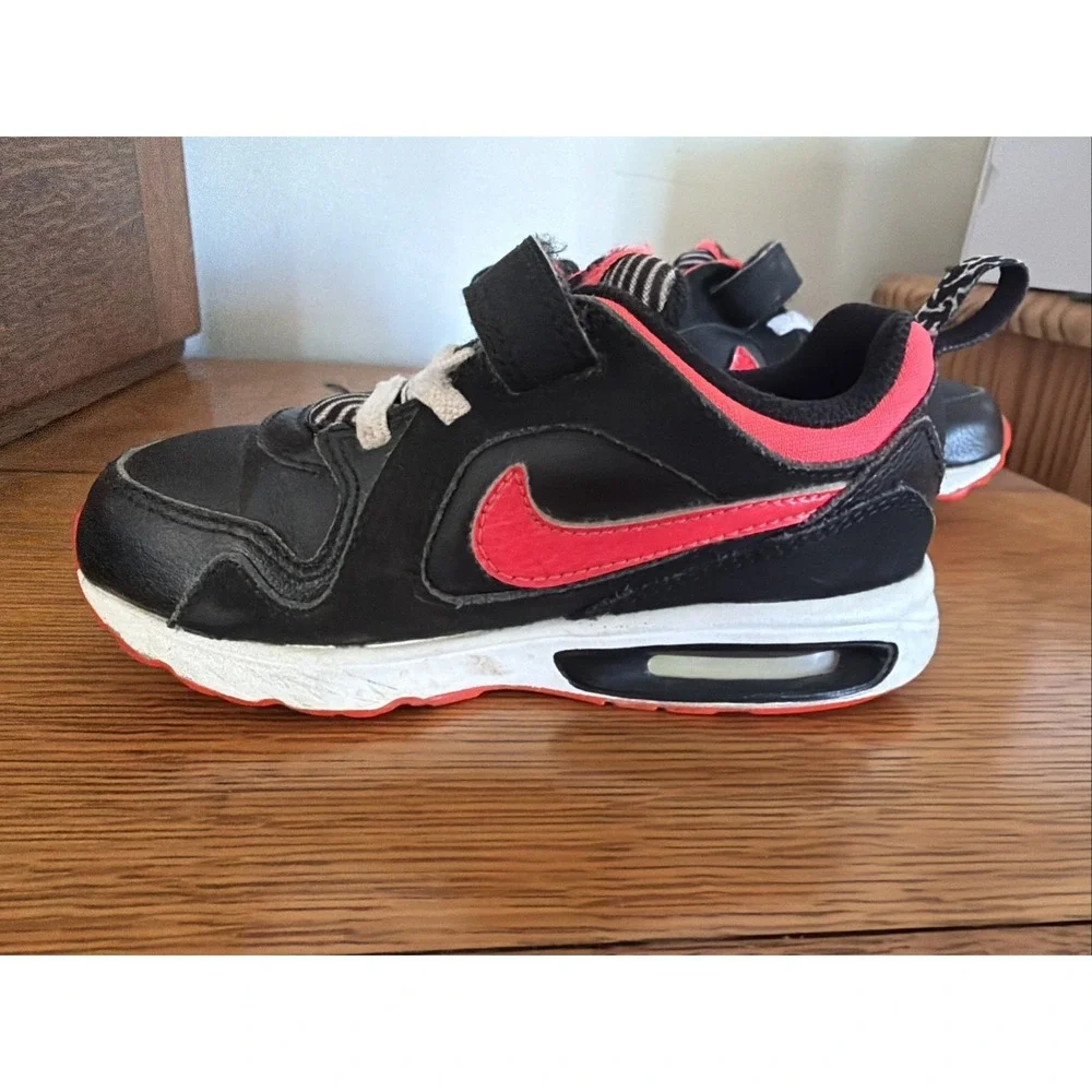 Nike Air Max Trax TDV Size 10C Black Hyper Punch White 644474 003